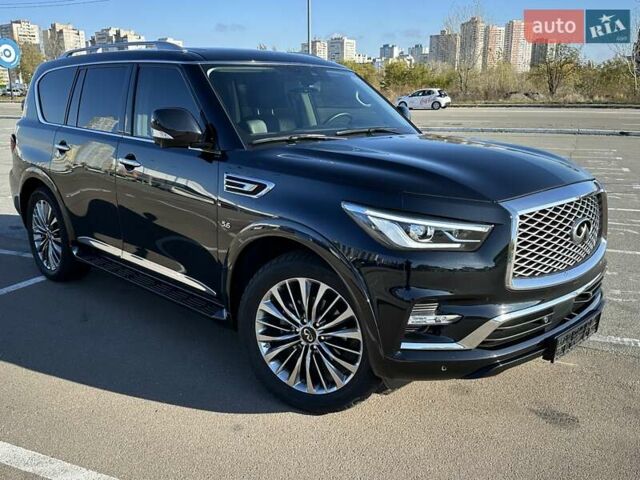 Черный Инфинити QX80, объемом двигателя 5.55 л и пробегом 29 тыс. км за 59900 $, фото 1 на Automoto.ua