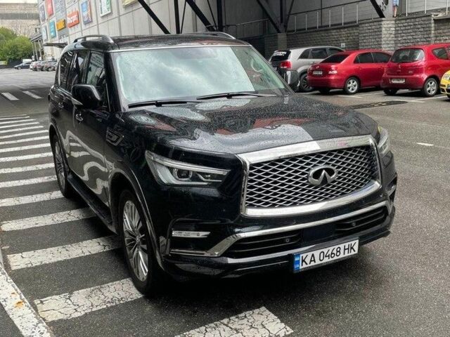 Черный Инфинити QX80, объемом двигателя 5.6 л и пробегом 5 тыс. км за 68000 $, фото 1 на Automoto.ua