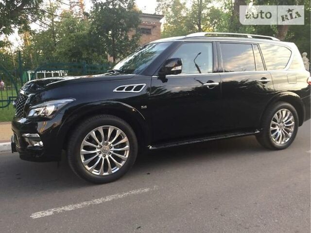 Чорний Інфініті QX80, об'ємом двигуна 5.6 л та пробігом 27 тис. км за 64900 $, фото 1 на Automoto.ua