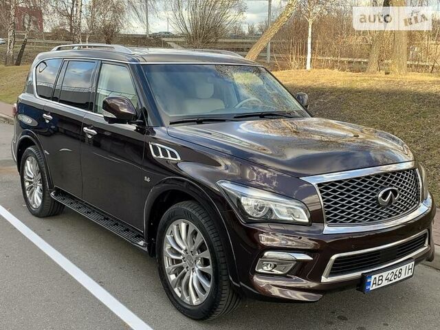 Коричневий Інфініті QX80, об'ємом двигуна 5.6 л та пробігом 154 тис. км за 39777 $, фото 1 на Automoto.ua