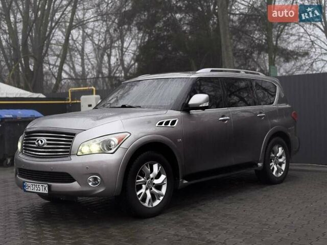Серый Инфинити QX80, объемом двигателя 5.55 л и пробегом 183 тыс. км за 20500 $, фото 1 на Automoto.ua