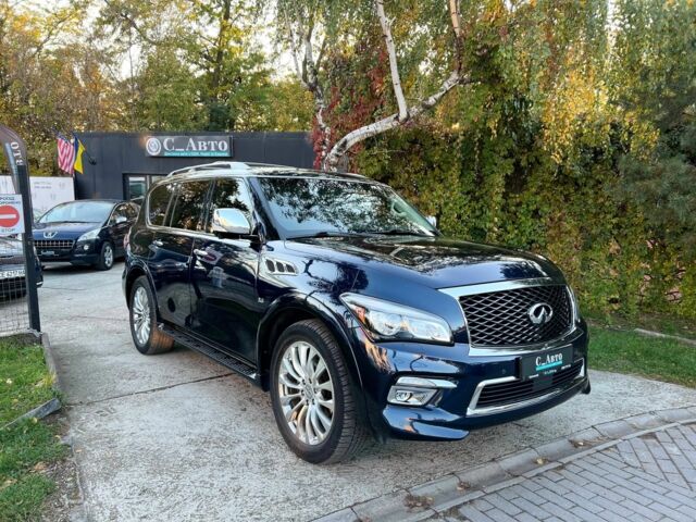 Инфинити QX80 2014 в Черновцах на Automoto.ua Синий Инфинити QX80, объемом двигателя 5.6 л и пробегом 108 тыс. км за 23900 $, фото 1 на Automoto.ua