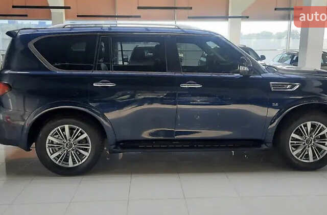 Синій Інфініті QX80, об'ємом двигуна 5.6 л та пробігом 120 тис. км за 45000 $, фото 1 на Automoto.ua