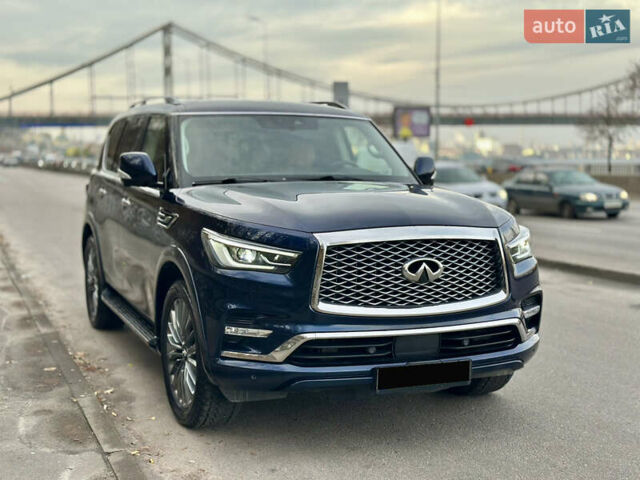 Синій Інфініті QX80, об'ємом двигуна 5.6 л та пробігом 99 тис. км за 43000 $, фото 1 на Automoto.ua