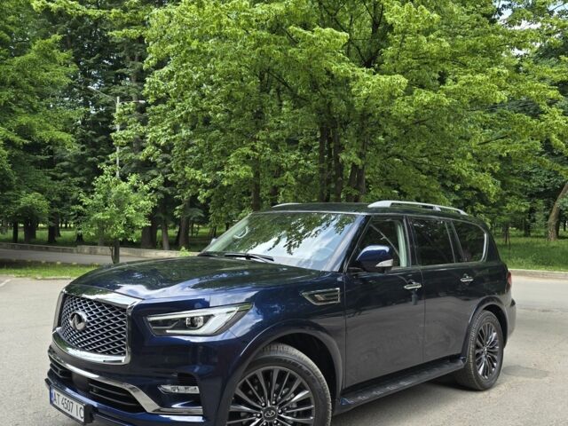 Синій Інфініті QX80, об'ємом двигуна 5.6 л та пробігом 20 тис. км за 63000 $, фото 1 на Automoto.ua