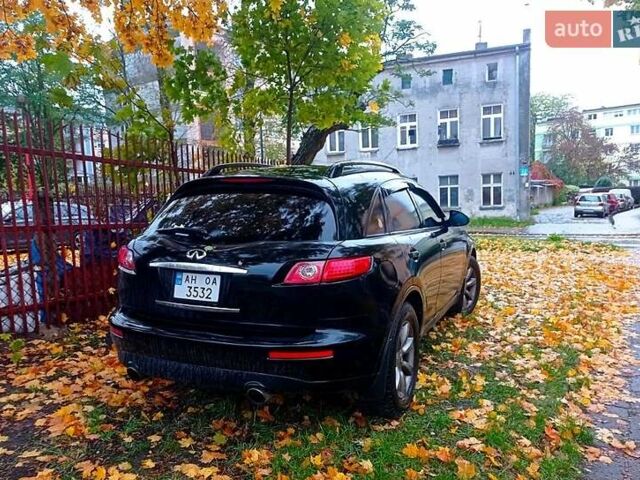 Черный Инфинити FX 35, объемом двигателя 3.5 л и пробегом 200 тыс. км за 6660 $, фото 1 на Automoto.ua