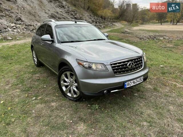 Сірий Інфініті FX 35, об'ємом двигуна 3.5 л та пробігом 205 тис. км за 8950 $, фото 1 на Automoto.ua