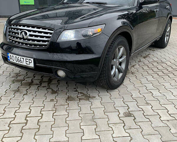 Черный Инфинити FX 45, объемом двигателя 4.49 л и пробегом 180 тыс. км за 6000 $, фото 1 на Automoto.ua