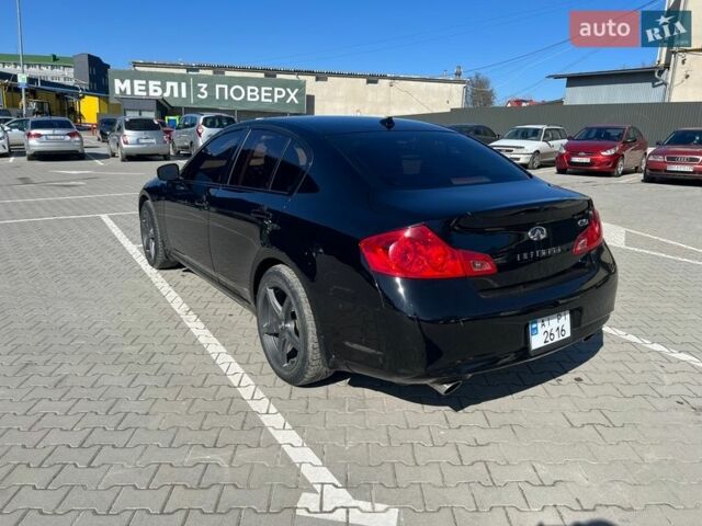 Чорний Інфініті G25, об'ємом двигуна 2.5 л та пробігом 266 тис. км за 9400 $, фото 1 на Automoto.ua
