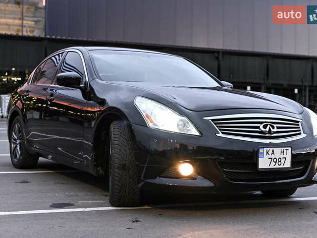 Черный Инфинити G25, объемом двигателя 2.5 л и пробегом 245 тыс. км за 11000 $, фото 1 на Automoto.ua