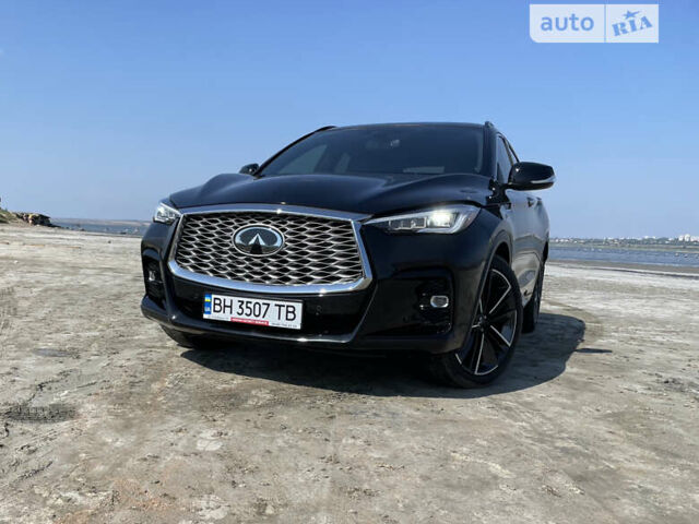 Чорний Інфініті QX55, об'ємом двигуна 2 л та пробігом 3 тис. км за 42000 $, фото 1 на Automoto.ua