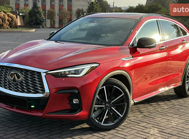 Червоний Інфініті QX55, об'ємом двигуна 2 л та пробігом 19 тис. км за 31500 $, фото 1 на Automoto.ua