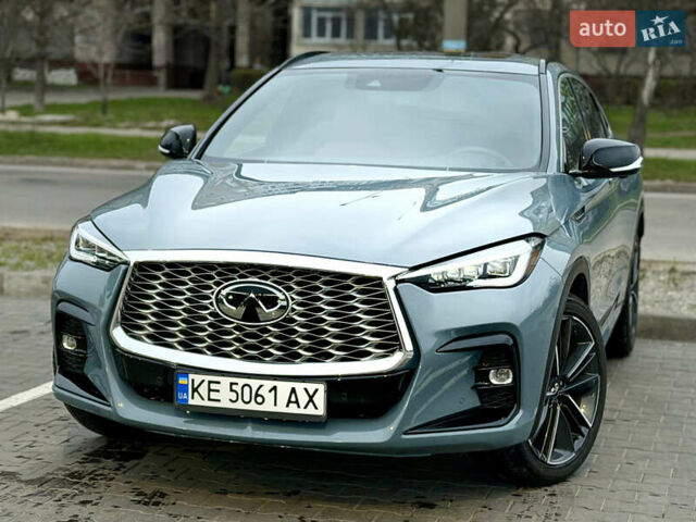 Серый Инфинити QX55, объемом двигателя 2 л и пробегом 53 тыс. км за 32999 $, фото 1 на Automoto.ua