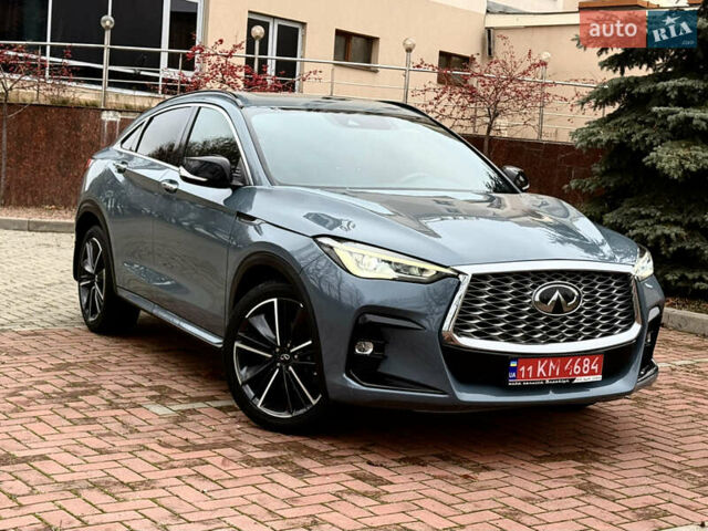 Синий Инфинити QX55, объемом двигателя 2 л и пробегом 21 тыс. км за 29500 $, фото 1 на Automoto.ua