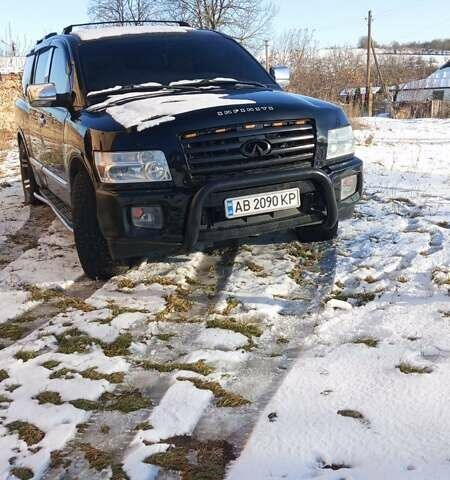 Черный Инфинити QX56, объемом двигателя 5.6 л и пробегом 280 тыс. км за 10000 $, фото 1 на Automoto.ua