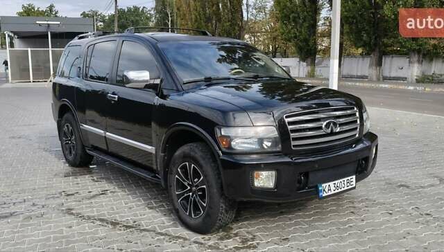 Чорний Інфініті QX56, об'ємом двигуна 5.6 л та пробігом 290 тис. км за 9000 $, фото 1 на Automoto.ua