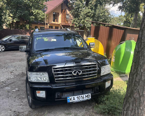 Черный Инфинити QX56, объемом двигателя 5.55 л и пробегом 450 тыс. км за 8000 $, фото 1 на Automoto.ua