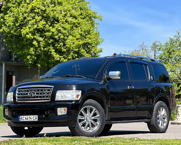 Чорний Інфініті QX56, об'ємом двигуна 5.6 л та пробігом 286 тис. км за 12000 $, фото 1 на Automoto.ua