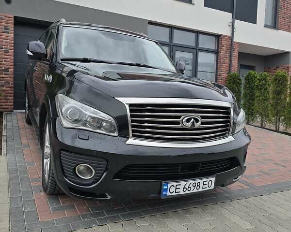 Черный Инфинити QX56, объемом двигателя 5.55 л и пробегом 280 тыс. км за 16600 $, фото 1 на Automoto.ua