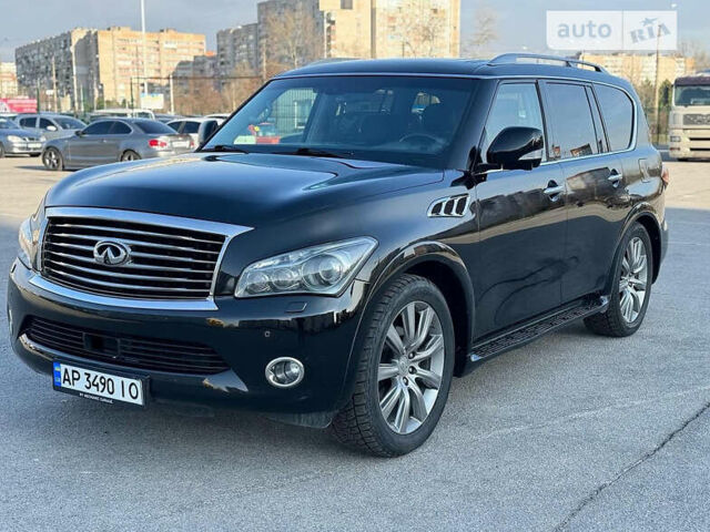 Черный Инфинити QX56, объемом двигателя 5.55 л и пробегом 200 тыс. км за 15999 $, фото 1 на Automoto.ua