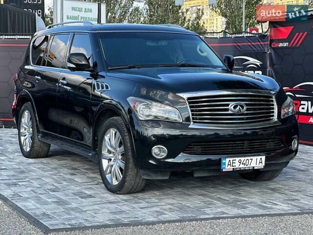 Черный Инфинити QX56, объемом двигателя 5.55 л и пробегом 203 тыс. км за 13499 $, фото 1 на Automoto.ua