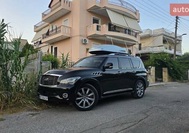 Черный Инфинити QX56, объемом двигателя 5.6 л и пробегом 200 тыс. км за 15176 $, фото 1 на Automoto.ua