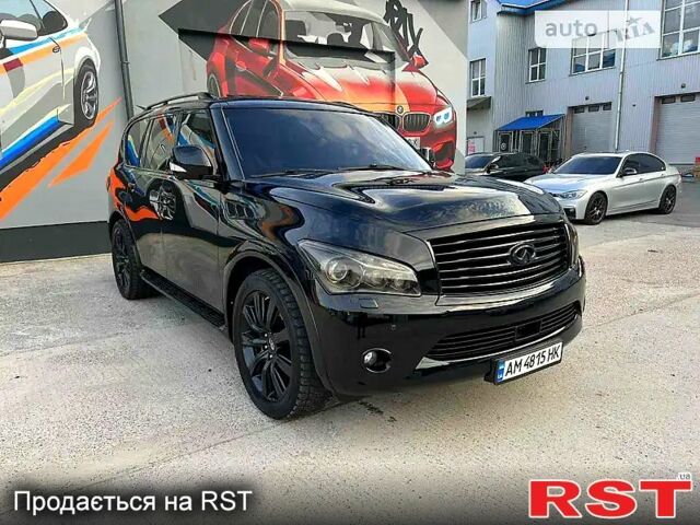 Чорний Інфініті QX56, об'ємом двигуна 5.6 л та пробігом 316 тис. км за 18500 $, фото 1 на Automoto.ua