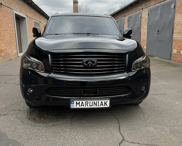Черный Инфинити QX56, объемом двигателя 5.55 л и пробегом 322 тыс. км за 20000 $, фото 1 на Automoto.ua