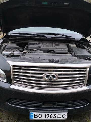 Черный Инфинити QX56, объемом двигателя 5.55 л и пробегом 154 тыс. км за 19900 $, фото 1 на Automoto.ua