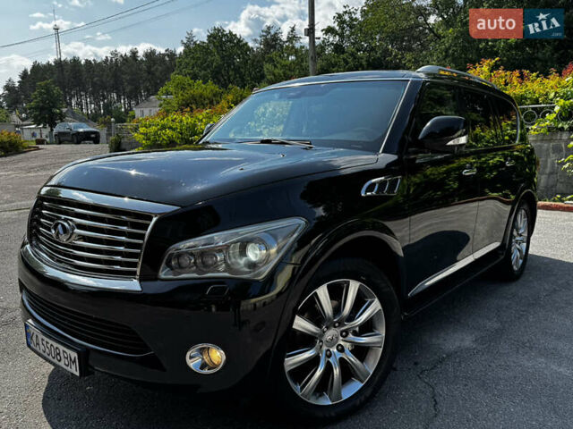 Черный Инфинити QX56, объемом двигателя 5.6 л и пробегом 230 тыс. км за 15000 $, фото 1 на Automoto.ua