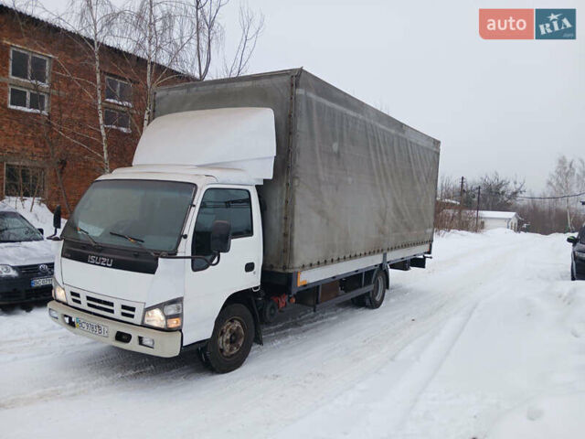 Белый Исузу НКР, объемом двигателя 4.57 л и пробегом 40 тыс. км за 13500 $, фото 1 на Automoto.ua