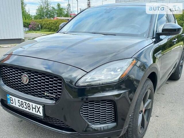 Черный Ягуар E-Pace, объемом двигателя 2 л и пробегом 58 тыс. км за 26400 $, фото 1 на Automoto.ua