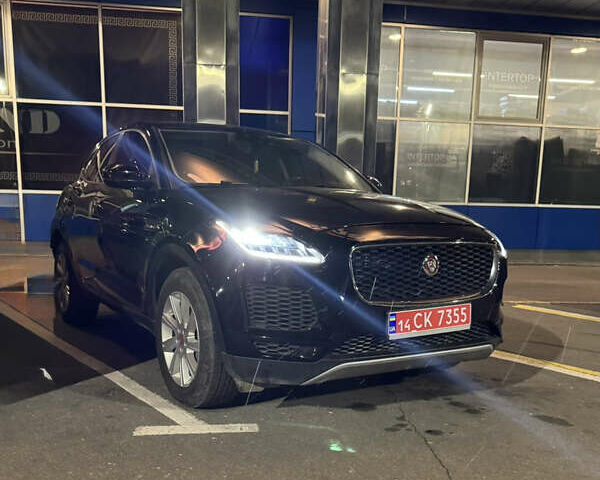 Черный Ягуар E-Pace, объемом двигателя 2 л и пробегом 80 тыс. км за 17800 $, фото 1 на Automoto.ua