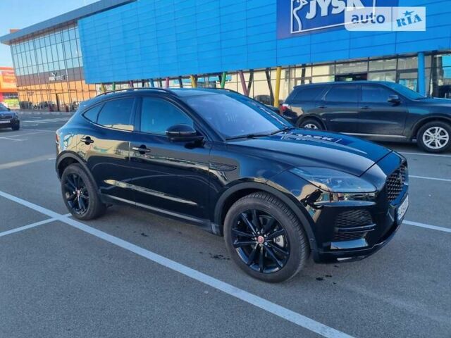 Черный Ягуар E-Pace, объемом двигателя 2 л и пробегом 10 тыс. км за 39500 $, фото 1 на Automoto.ua