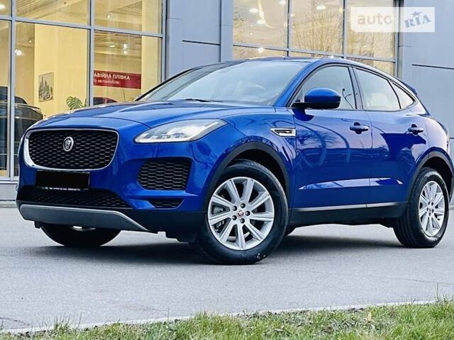 Синий Ягуар E-Pace, объемом двигателя 2 л и пробегом 22 тыс. км за 38800 $, фото 1 на Automoto.ua