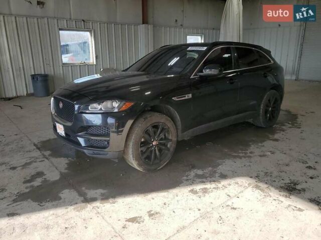 Черный Ягуар Ф-Пейс, объемом двигателя 3 л и пробегом 79 тыс. км за 4000 $, фото 1 на Automoto.ua