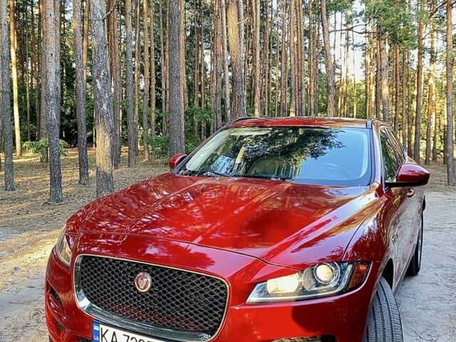 Червоний Ягуар Ф-Пейс, об'ємом двигуна 2 л та пробігом 38 тис. км за 27900 $, фото 1 на Automoto.ua