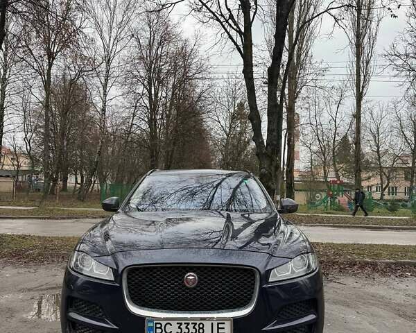 Сірий Ягуар Ф-Пейс, об'ємом двигуна 3 л та пробігом 84 тис. км за 22000 $, фото 1 на Automoto.ua