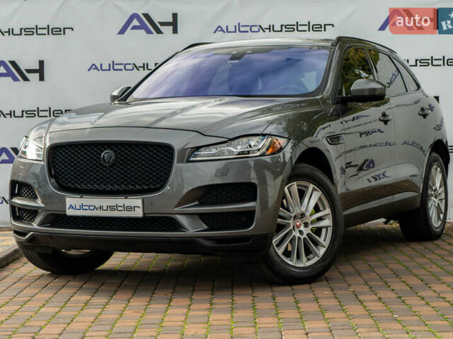 Сірий Ягуар Ф-Пейс, об'ємом двигуна 2 л та пробігом 58 тис. км за 27500 $, фото 1 на Automoto.ua