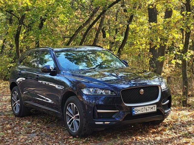 Синій Ягуар Ф-Пейс, об'ємом двигуна 2 л та пробігом 116 тис. км за 25500 $, фото 1 на Automoto.ua