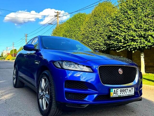 Синій Ягуар Ф-Пейс, об'ємом двигуна 3 л та пробігом 182 тис. км за 30000 $, фото 1 на Automoto.ua