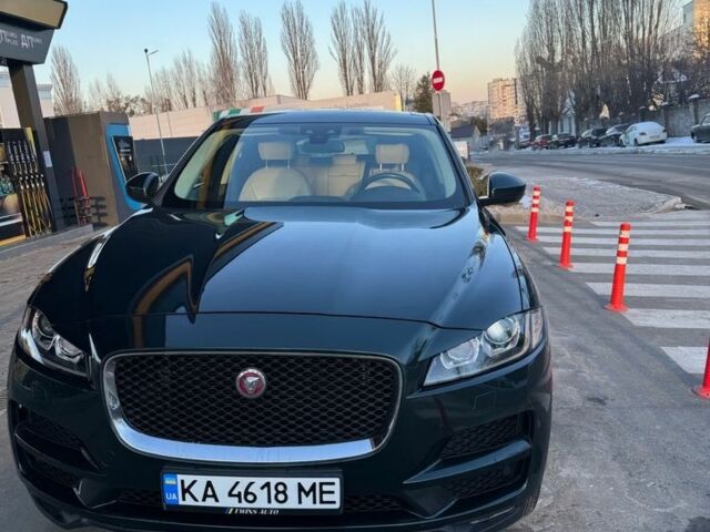 Зелений Ягуар Ф-Пейс, об'ємом двигуна 2 л та пробігом 147 тис. км за 25500 $, фото 1 на Automoto.ua