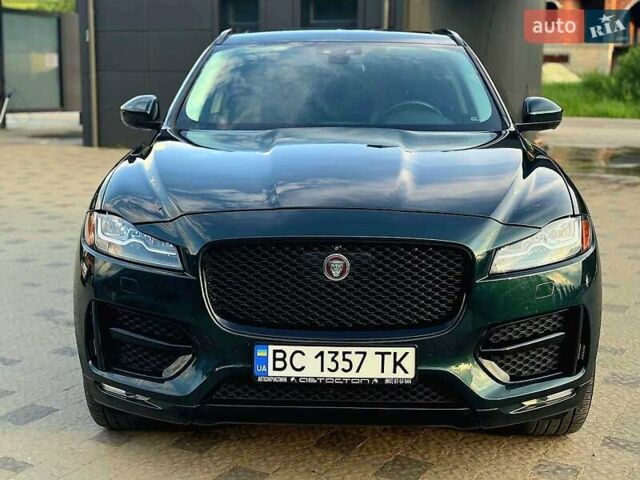 Зелений Ягуар Ф-Пейс, об'ємом двигуна 2 л та пробігом 140 тис. км за 26500 $, фото 1 на Automoto.ua