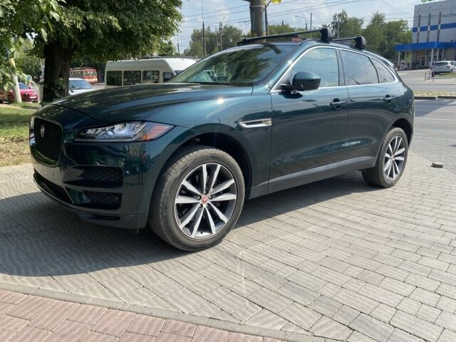 Зеленый Ягуар Ф-Пейс, объемом двигателя 3 л и пробегом 165 тыс. км за 23800 $, фото 1 на Automoto.ua