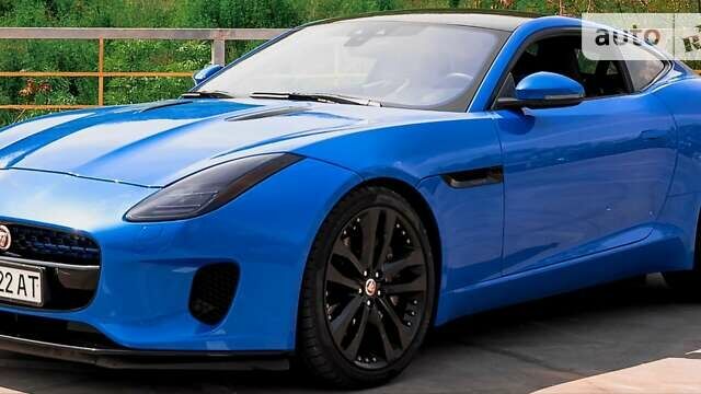 Синій Ягуар Ф-Тайп, об'ємом двигуна 2 л та пробігом 25 тис. км за 48000 $, фото 1 на Automoto.ua
