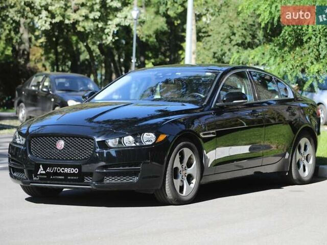 Чорний Ягуар XE, об'ємом двигуна 2 л та пробігом 128 тис. км за 16500 $, фото 1 на Automoto.ua