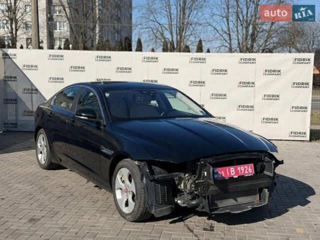 Черный Ягуар XE, объемом двигателя 2 л и пробегом 180 тыс. км за 8700 $, фото 1 на Automoto.ua