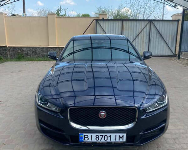 Синій Ягуар XE, об'ємом двигуна 2 л та пробігом 158 тис. км за 16000 $, фото 1 на Automoto.ua