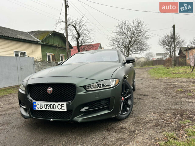 Зелений Ягуар XE, об'ємом двигуна 3 л та пробігом 81 тис. км за 19500 $, фото 1 на Automoto.ua