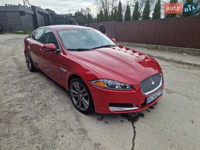 Червоний Ягуар ХФ, об'ємом двигуна 3 л та пробігом 157 тис. км за 18500 $, фото 1 на Automoto.ua